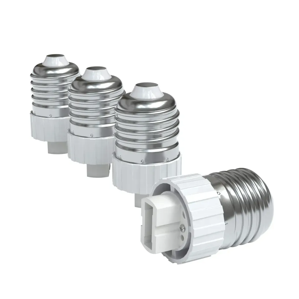 EAZY CASE E27 auf G9 Adapter Weiß 8er Set