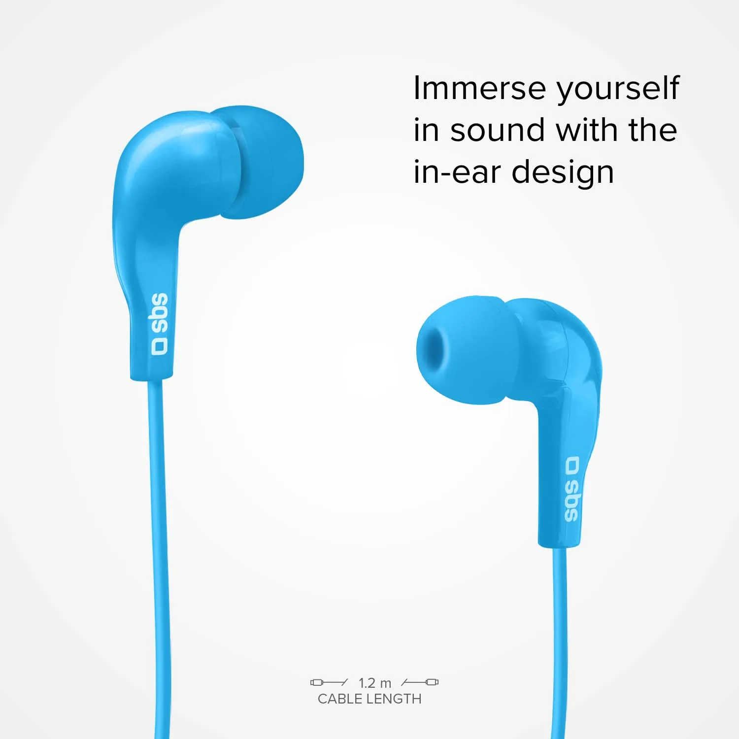 SBS Studio Mix 10 In-Ear Kopfhoerer Schwarz mit Mikrofon