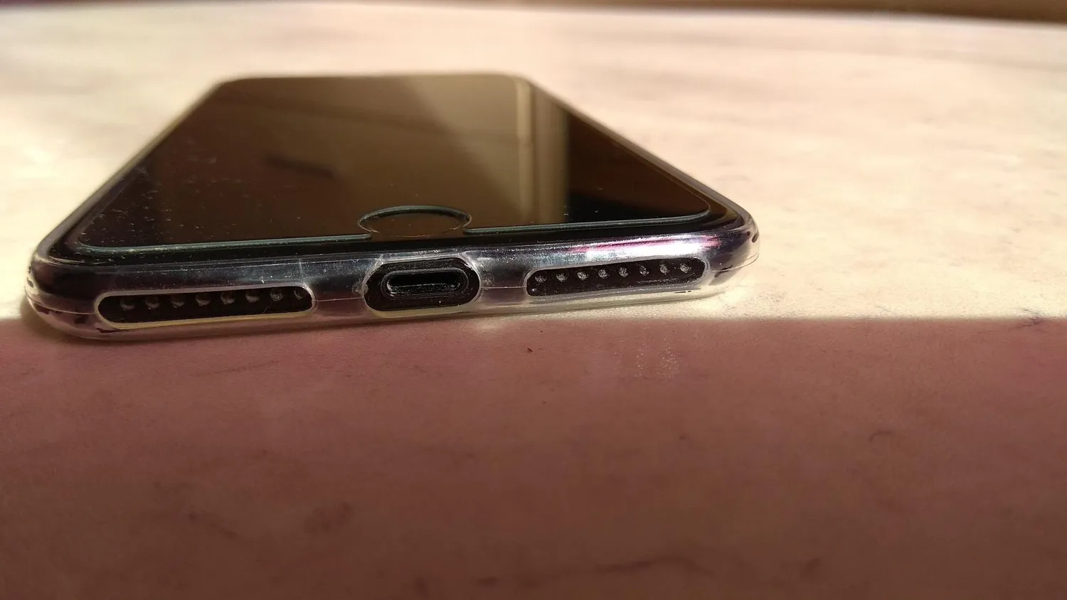 EAZY CASE iPhone 7 Plus / 8 Plus Hülle Anthrazit gebürstet