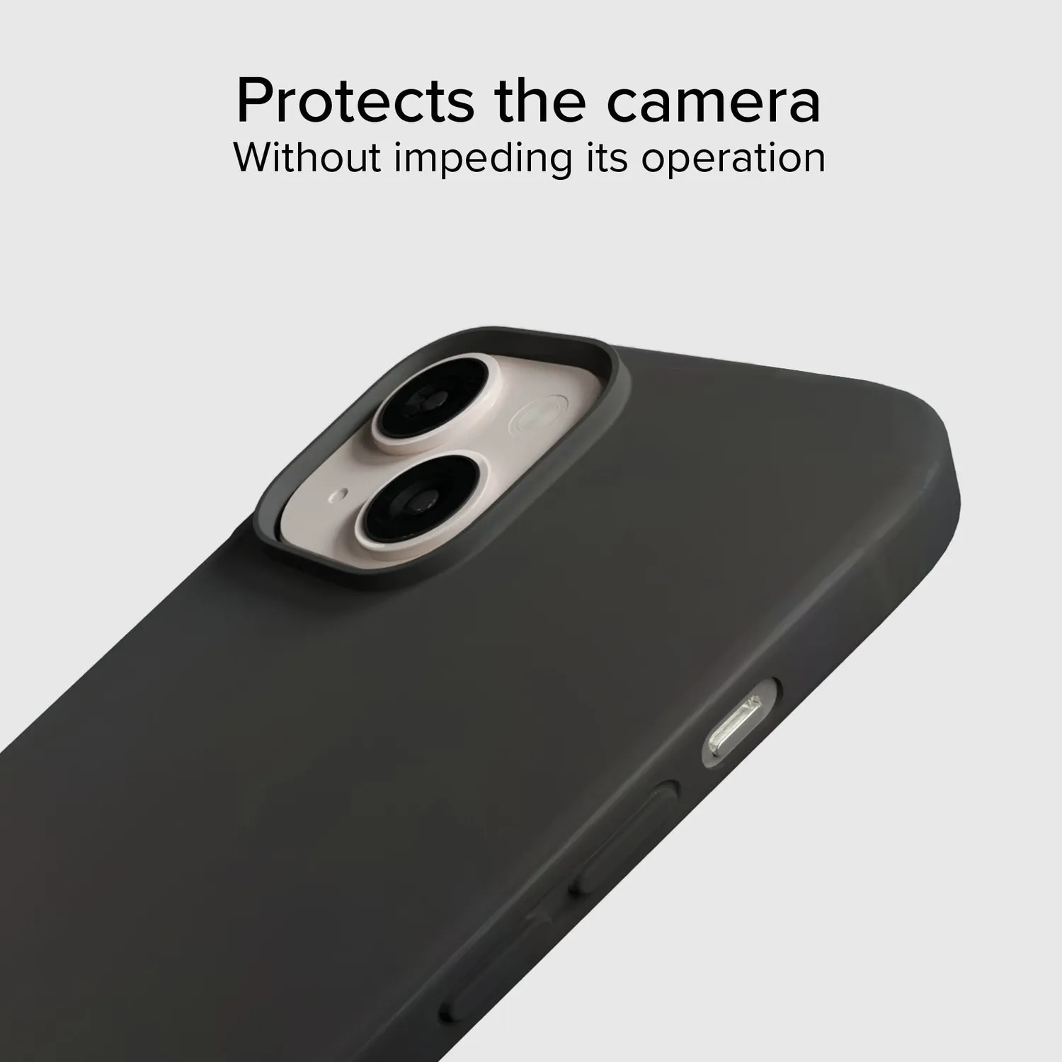 SBS Instinct iPhone 15 Hülle Schwarz TPU stoßfest