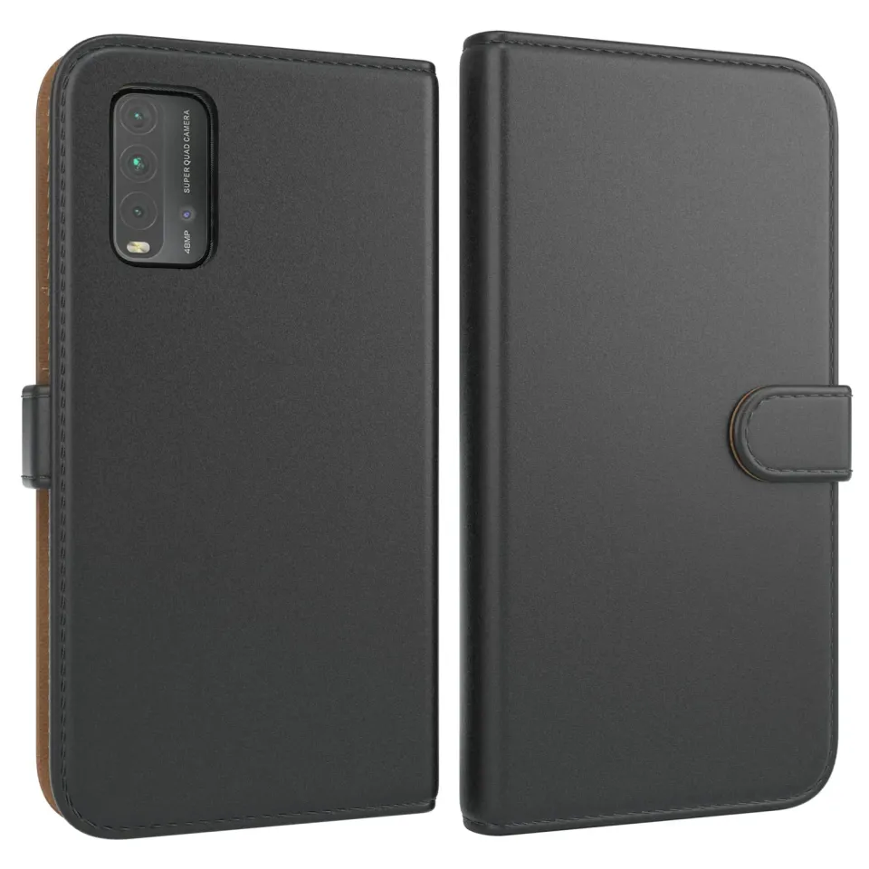 EAZY CASE Redmi 9T Klapphülle Dunkelblau Jeans