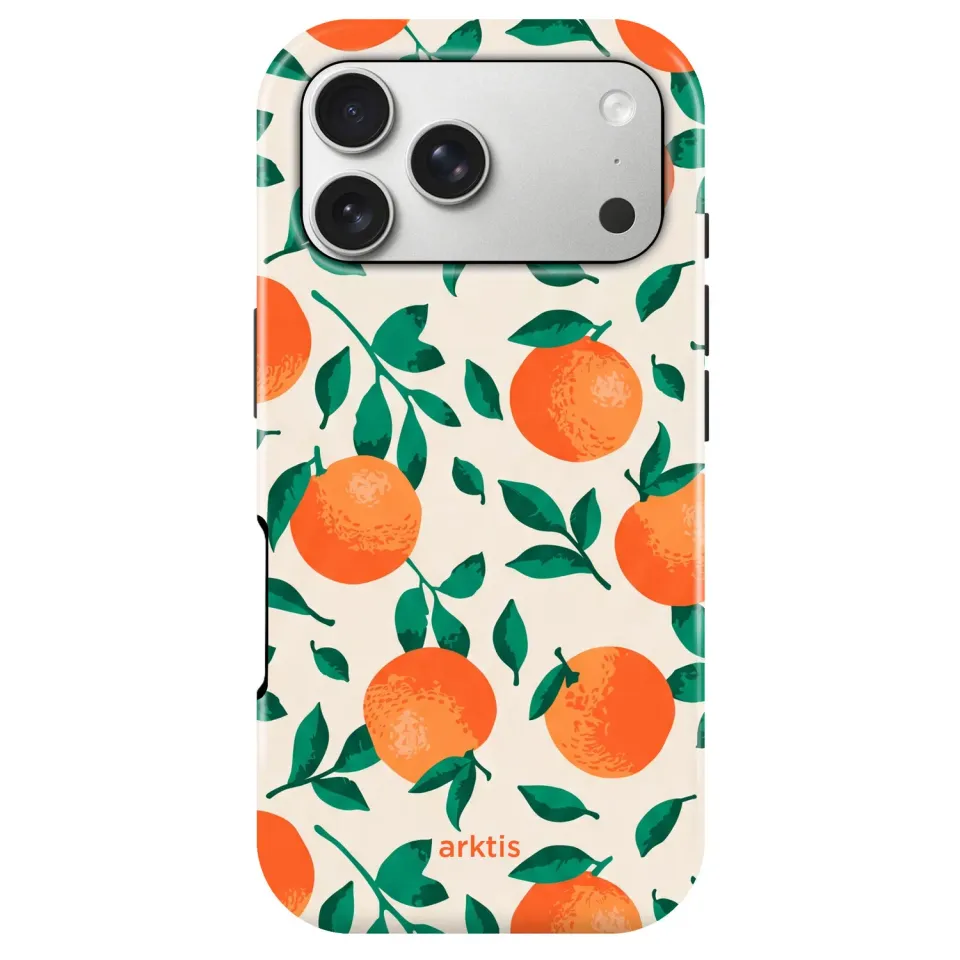 arktis iPhone 17 Pro Hülle Orange Tree MagSafe