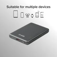 SBS 5000 mAh Powerbank MagSafe wireless 15W