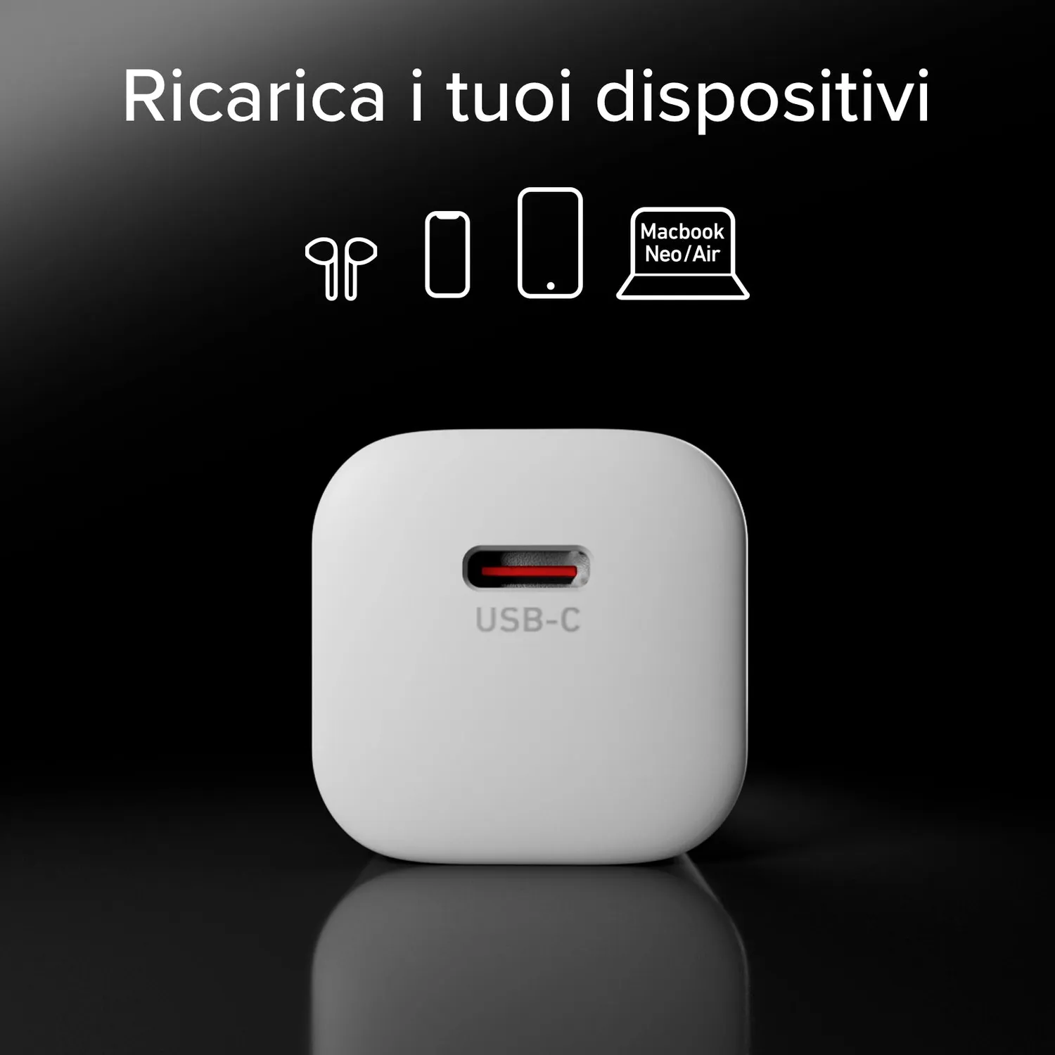 SBS 30W GaN Ladegerät + USB-C Kabel 1,5 m