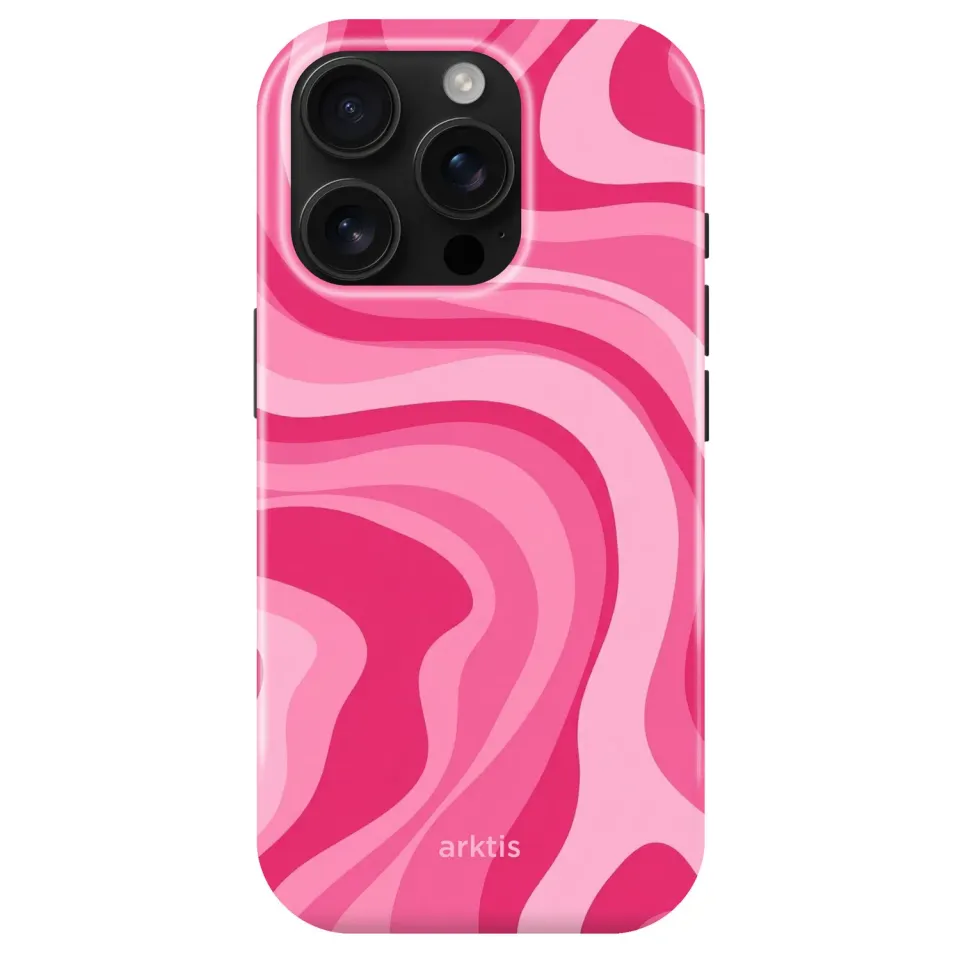 arktis iPhone 14 Pro Hülle Aura Pink MagSafe