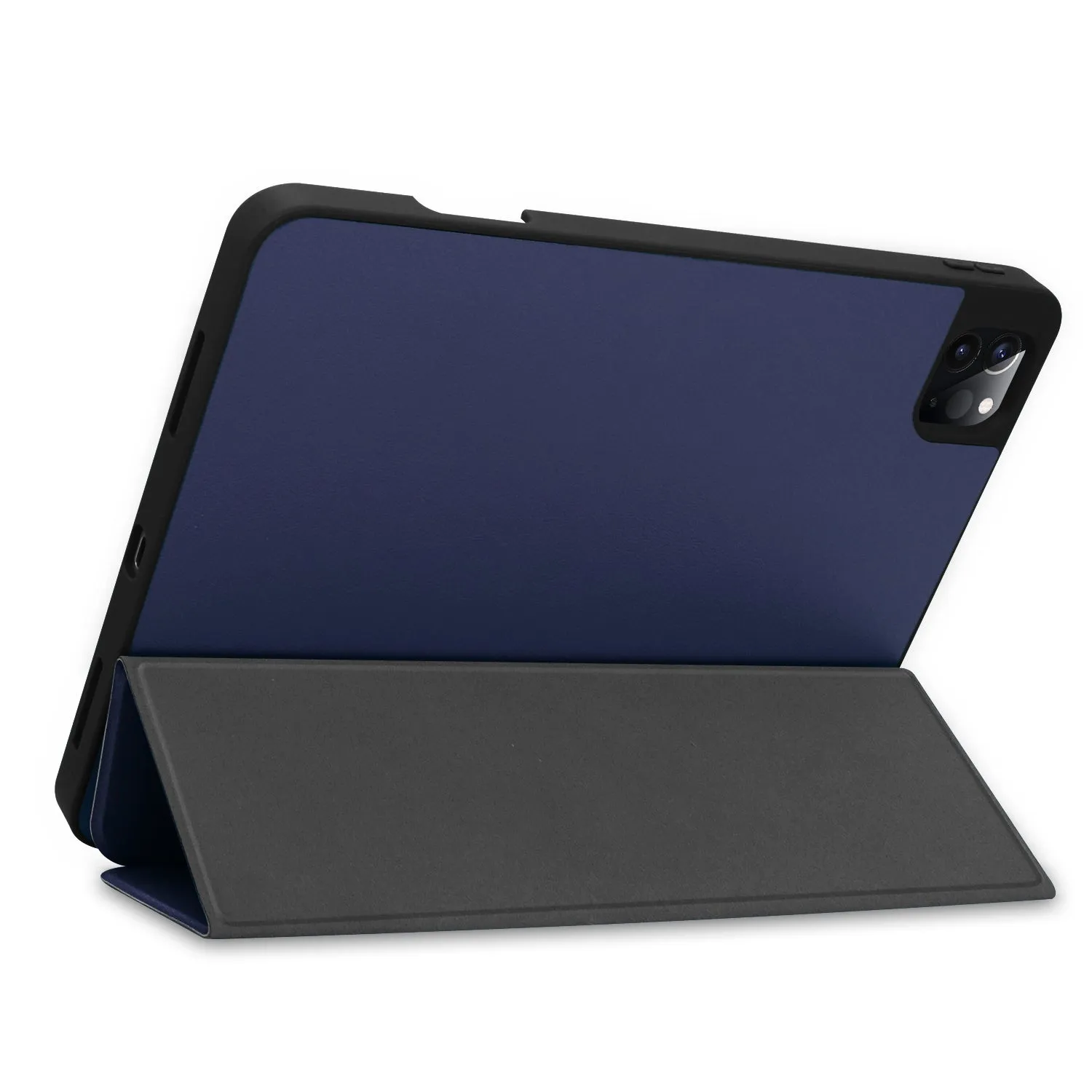 arktis PREMIUM SmartCase iPad Pro 12,9 Hülle Navy Blau Pencil-Fach