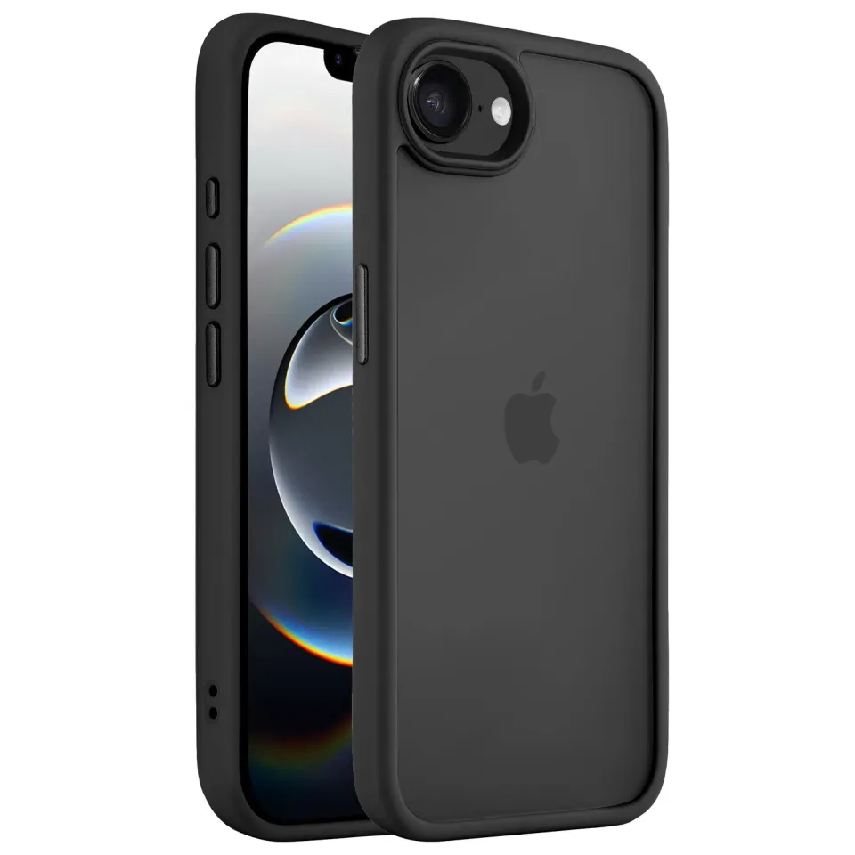 arktis iPhone 16e Solid Case Hülle Schwarz matt