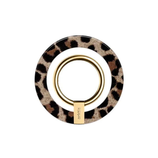 arktis Sweet Leopard Ringhalter MagSafe Gold