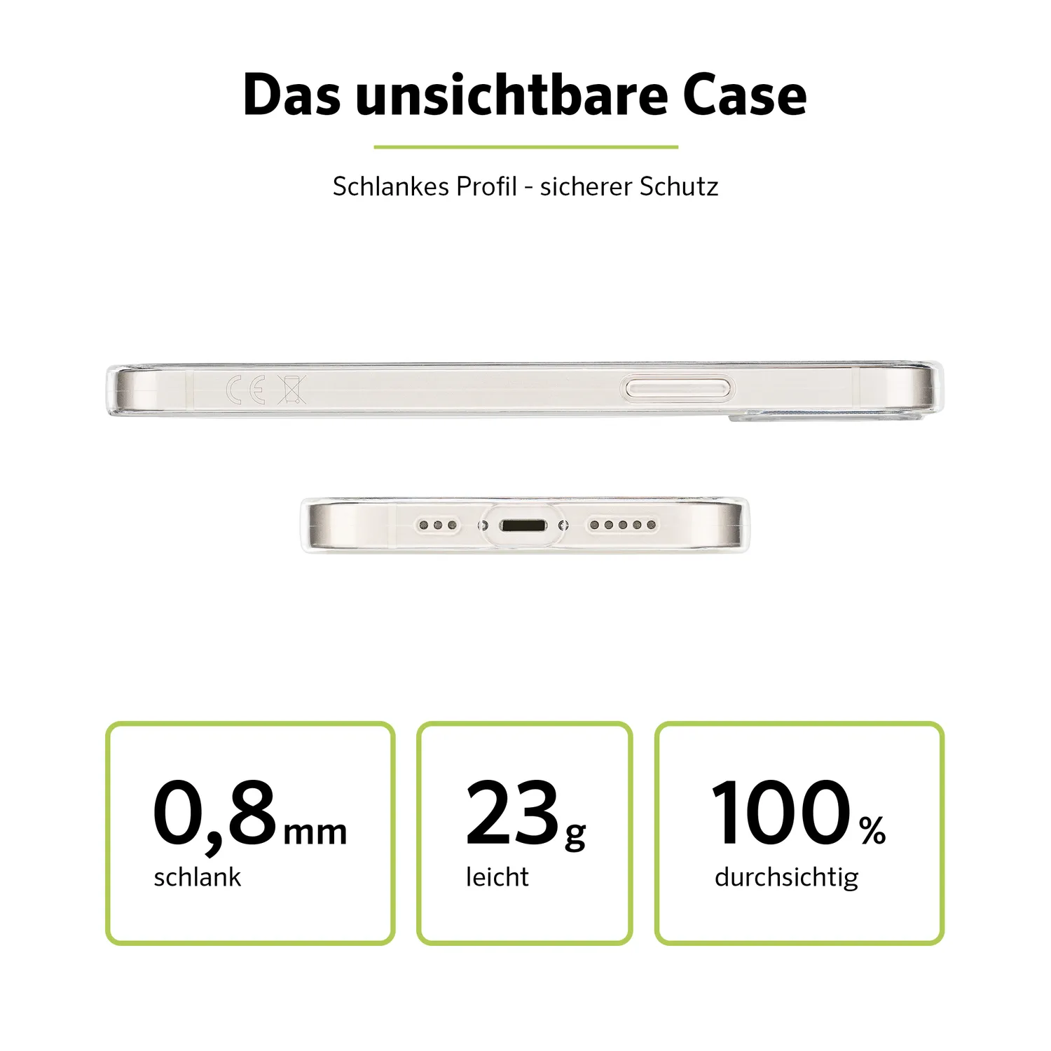 Artwizz NoCase iPhone 11 Hülle transparent dünn