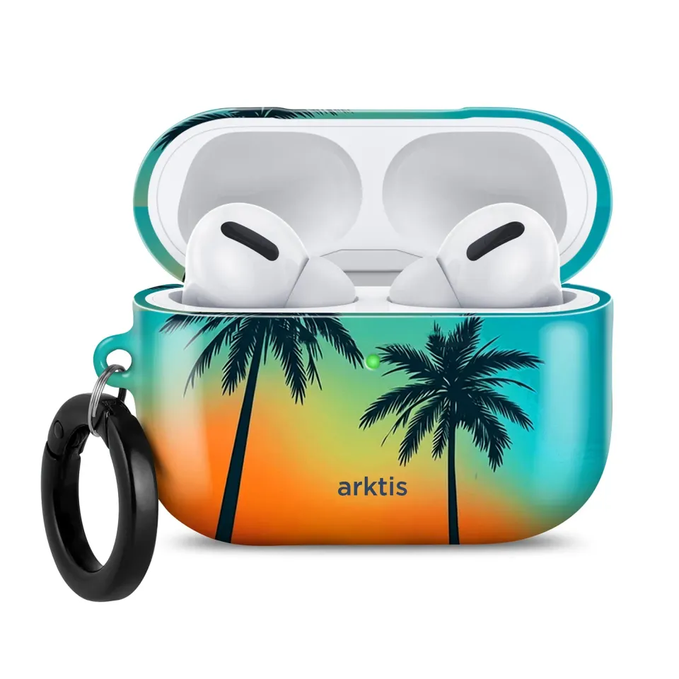 arktis AirPods Pro 3 Hülle Sunset Beach Polycarbonat-Print