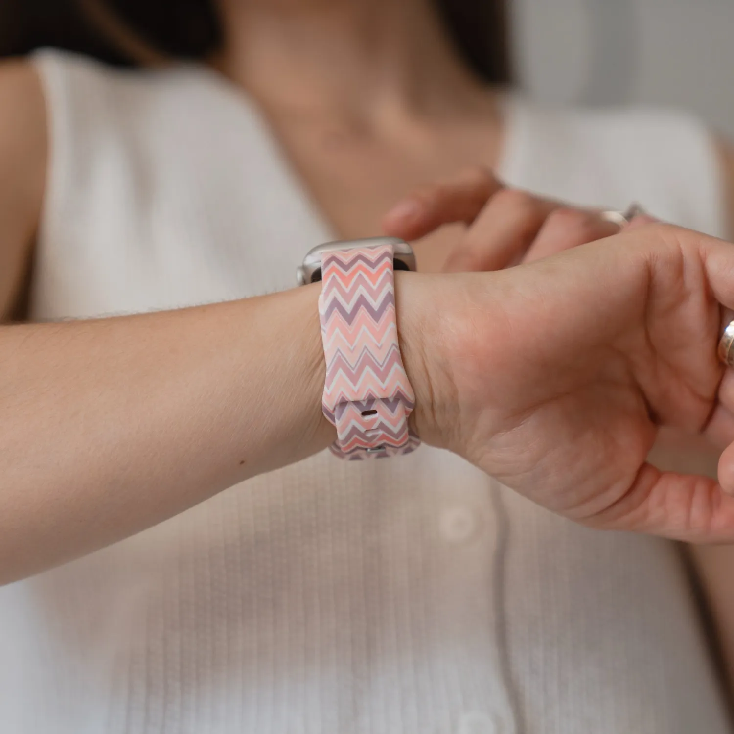 arktisband Vintage Boho Apple Watch Armband Silikon