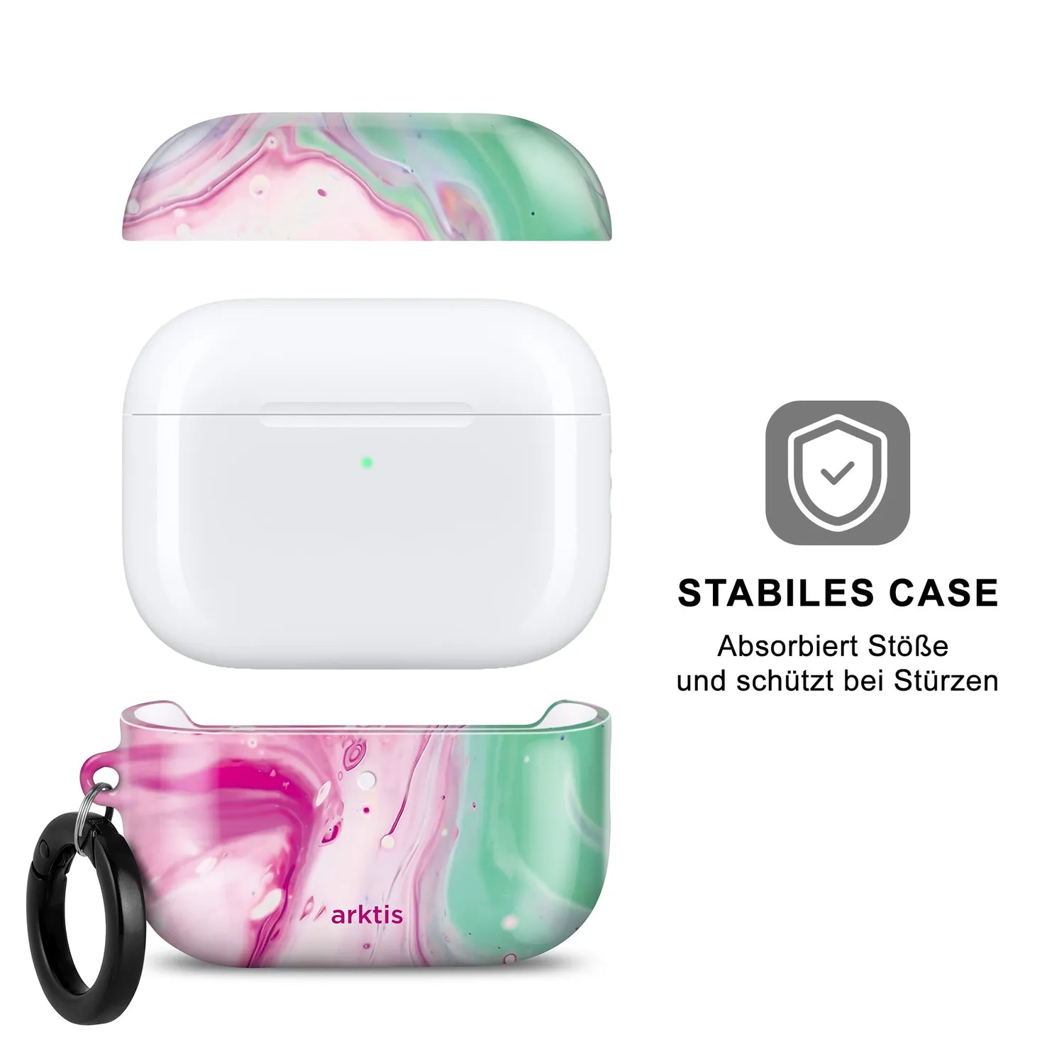 arktis AirPods Pro 3 Neo Marble Hülle Case mit Print