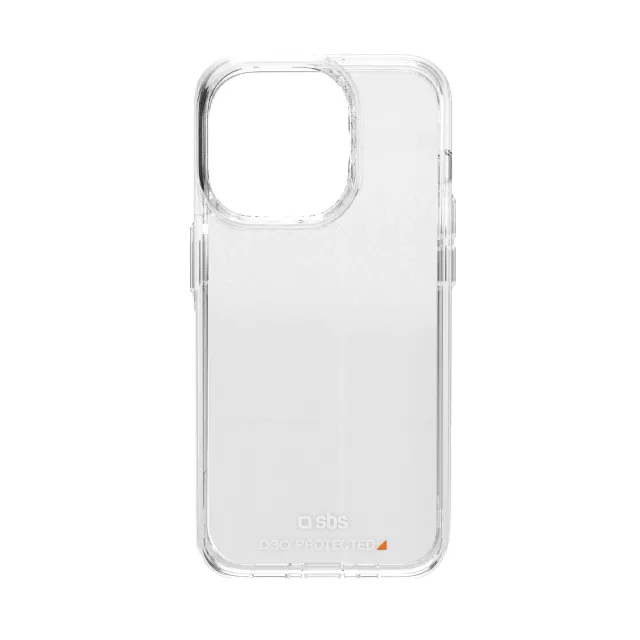 SBS D3O iPhone 15 Pro Hülle Transparent stoßfest