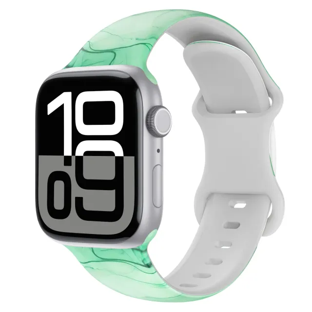 arktisband Green Marble Apple Watch Armband 46/45/44mm Mint