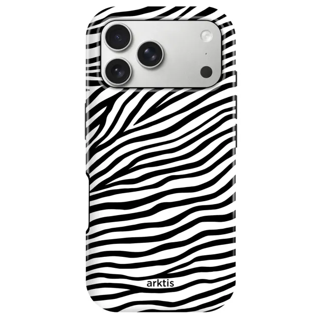 arktis iPhone 17 Pro Hülle Zebra MagSafe stoßfest
