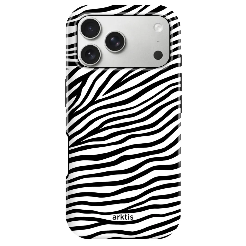 arktis iPhone 18 Pro Hülle Zebra Print