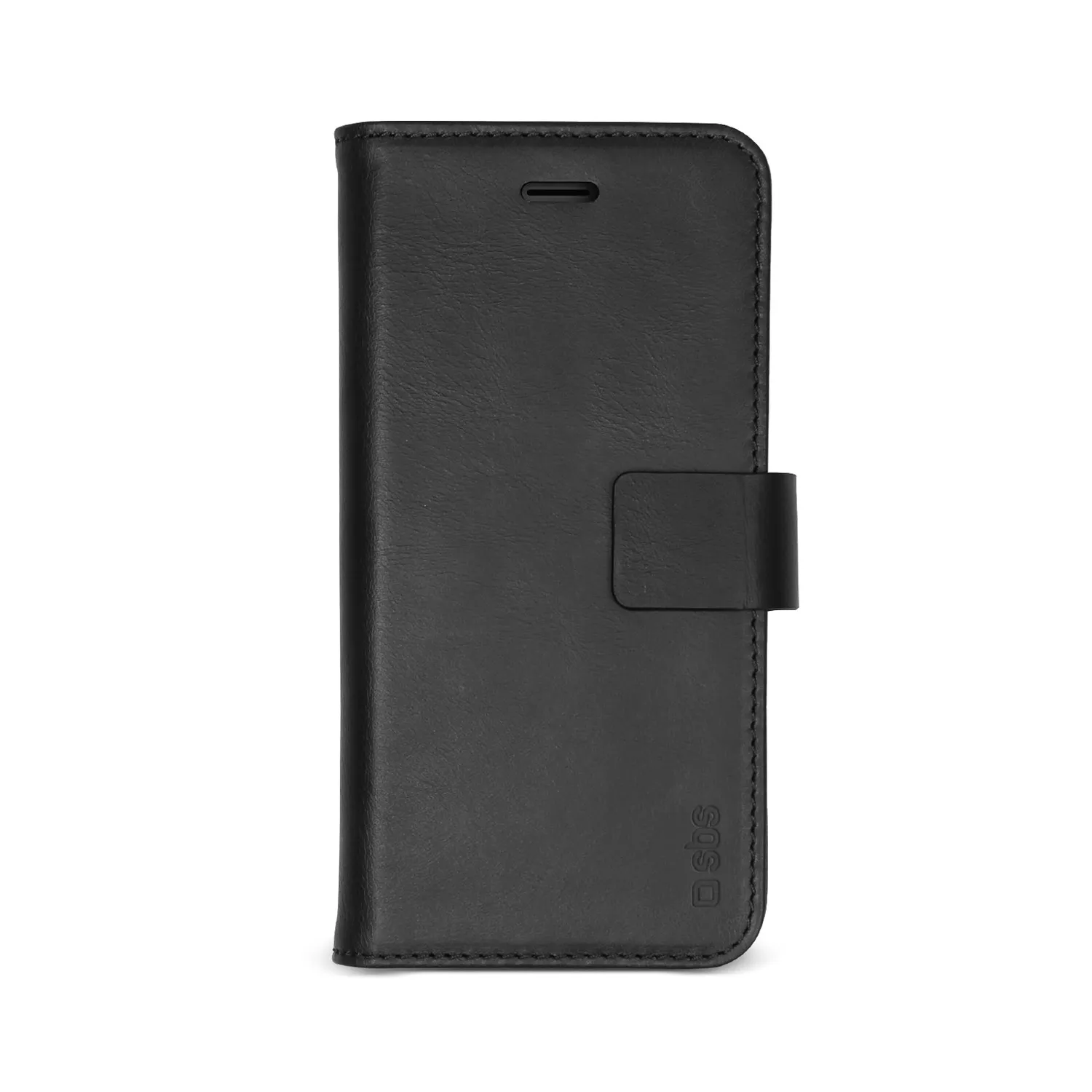 SBS Book Echtleder Hülle Galaxy S20+ Schwarz