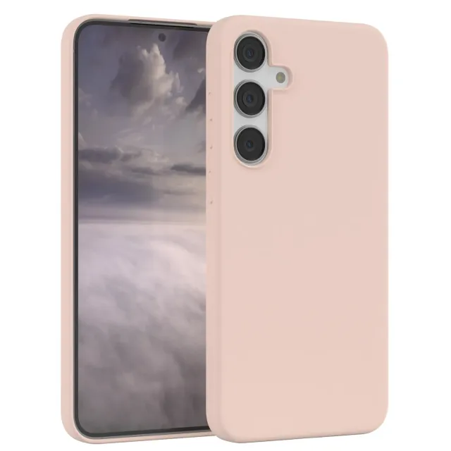 EAZY CASE Galaxy S24 Plus Premium Silikonhülle nude rosa