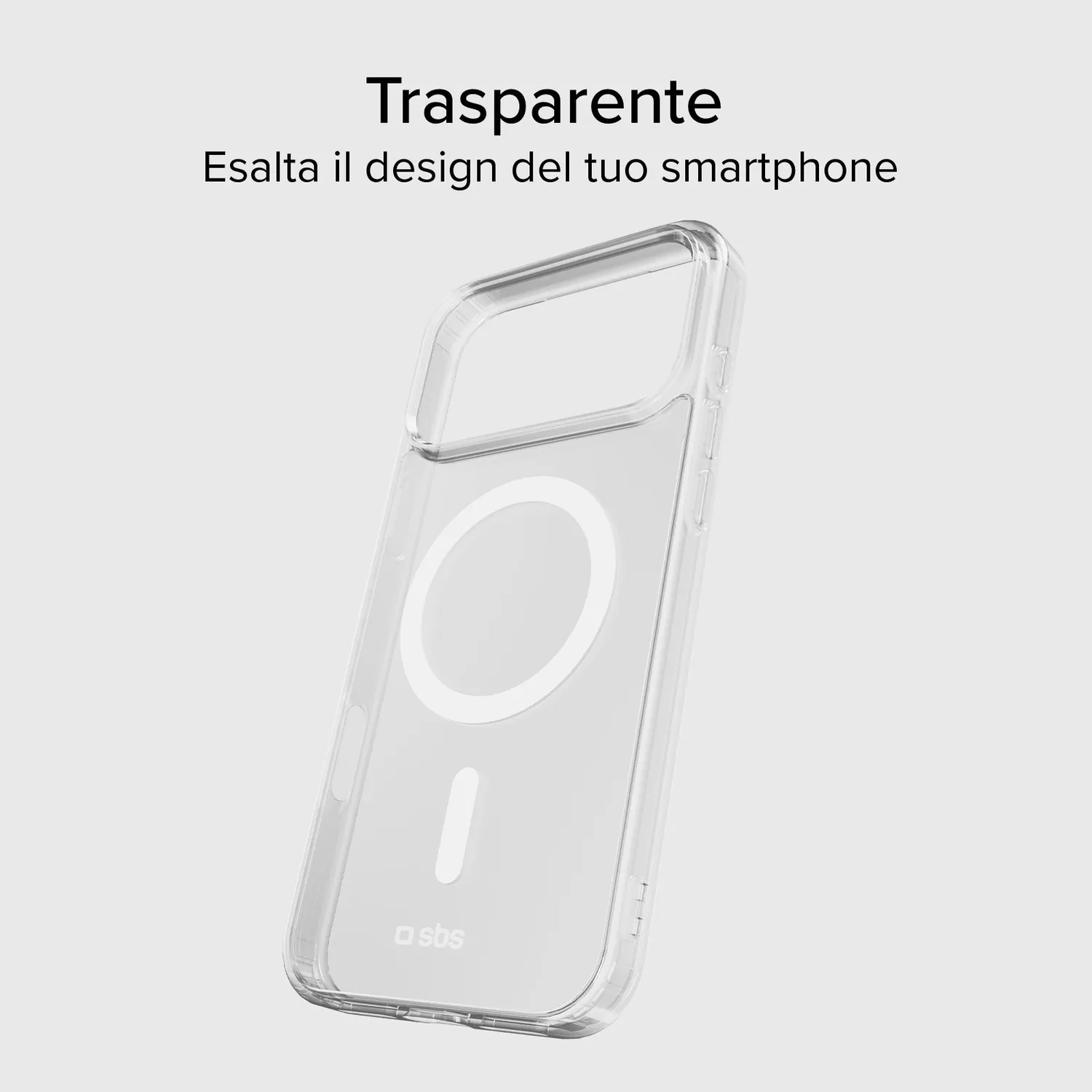 SBS Hülle iPhone 17 Pro/18 Pro Handy transparent magnetisch