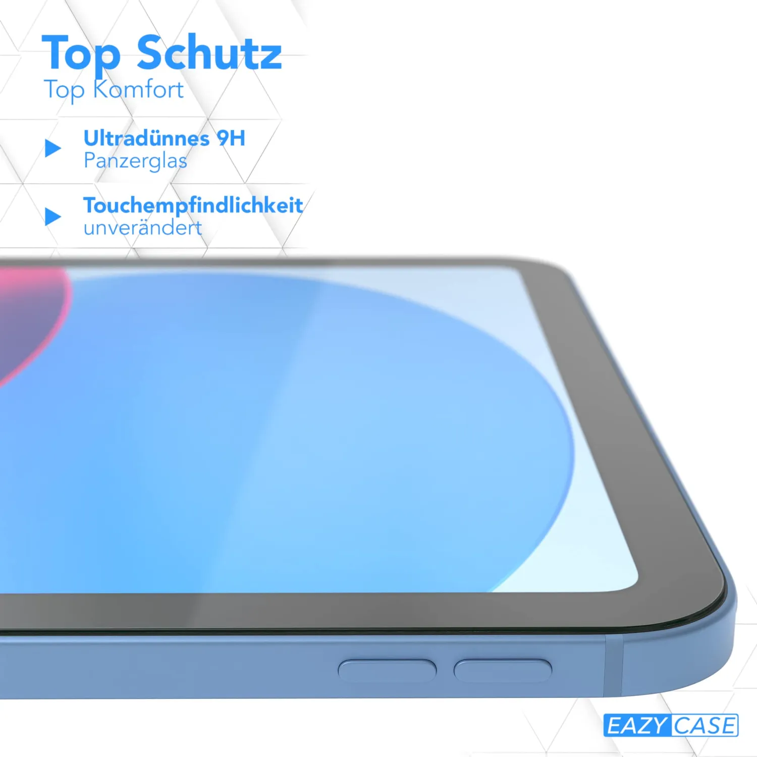 EAZY CASE Schutzglas iPad 11 2025 11 Zoll 9H klar