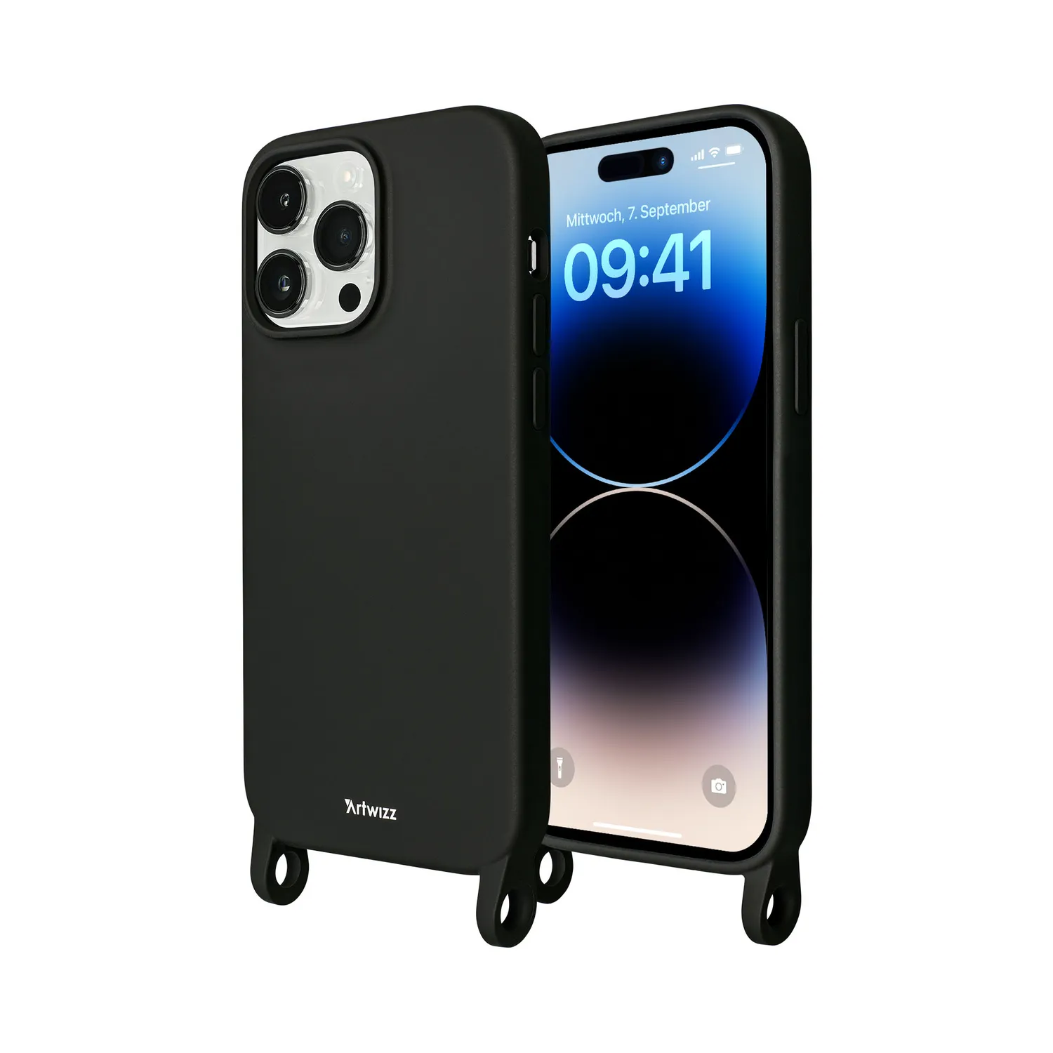Artwizz HangOn Case Silicone iPhone 14 Pro Max Hülle Kette