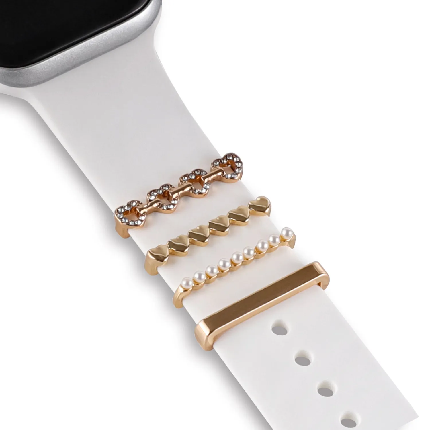 arktisband Diamond Hearts Armband-Charm Gold Edelstahl