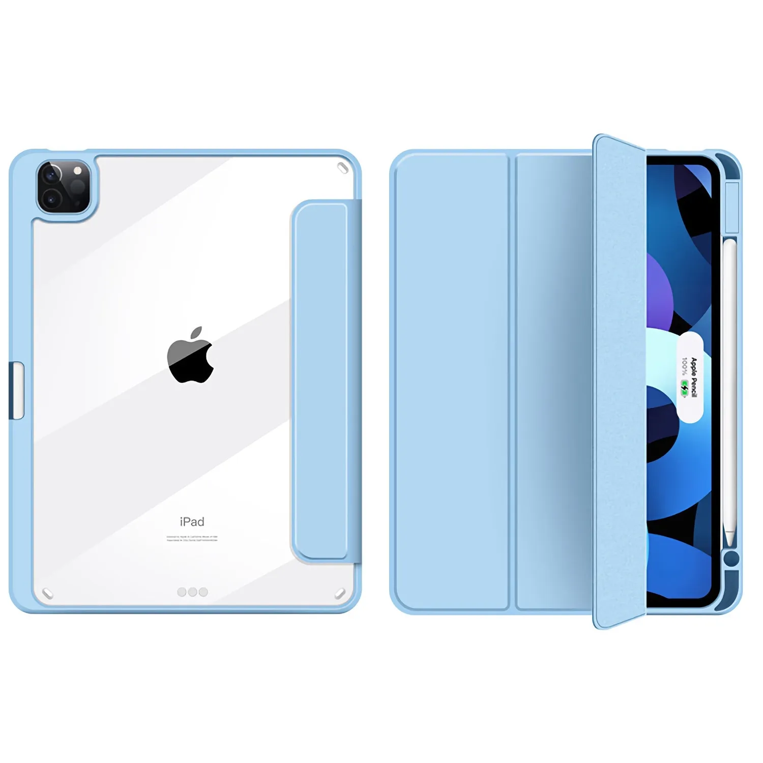 arktis Wundercase iPad Air 11 Hülle Pastellblau