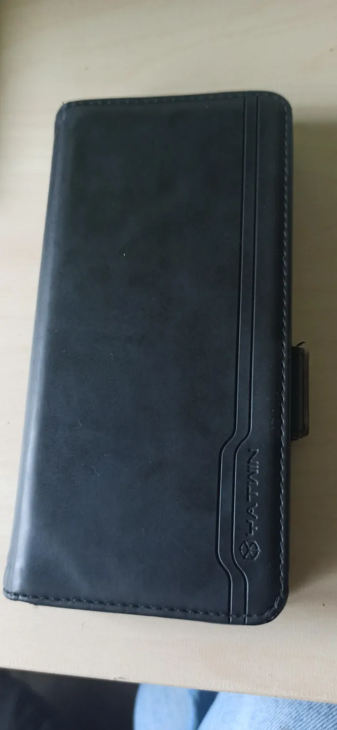 YATWIN Redmi Note 8 Pro Klapphülle Leder Schwarz RFID