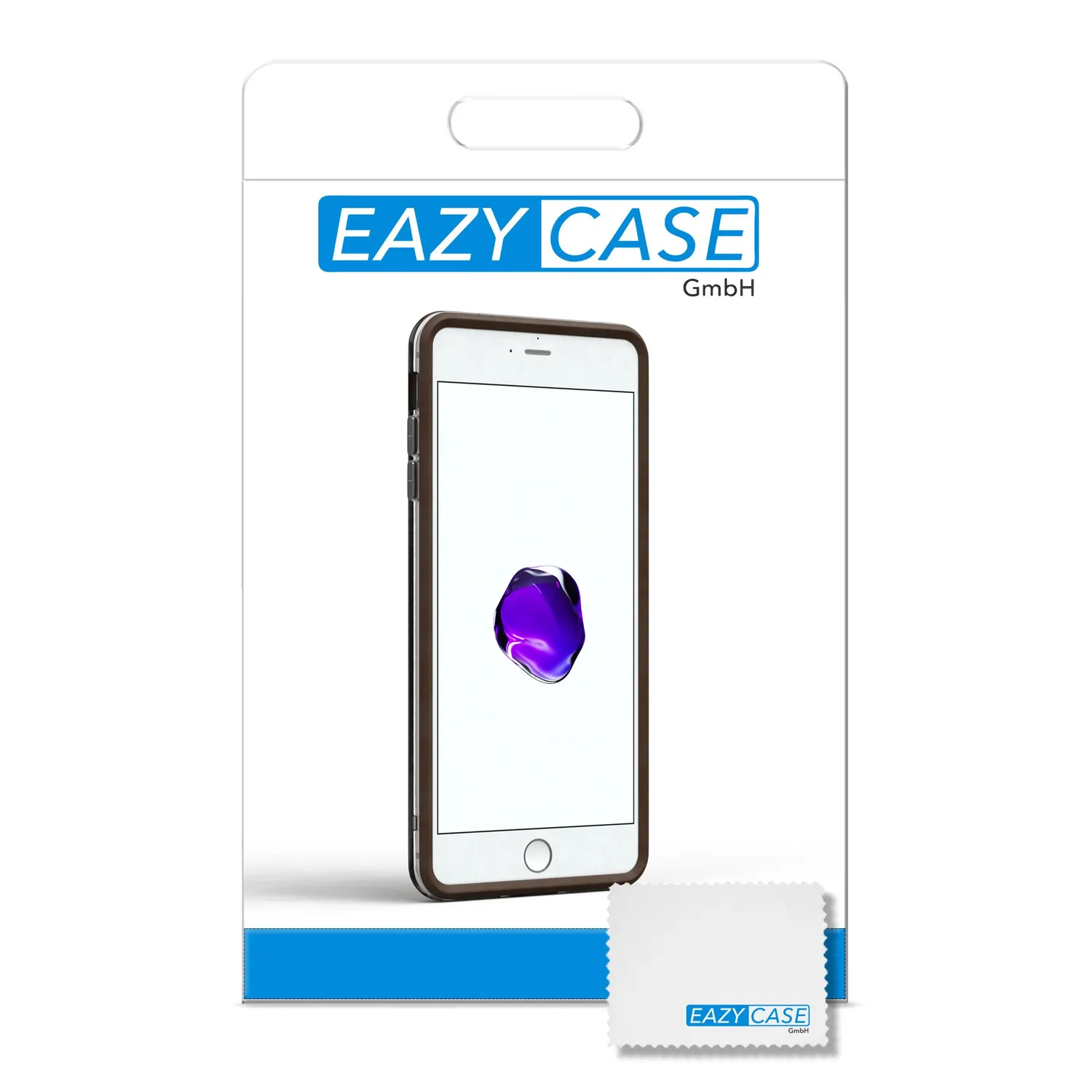 EAZY CASE Bumper für iPhone 7 Plus / 8 Plus Braun