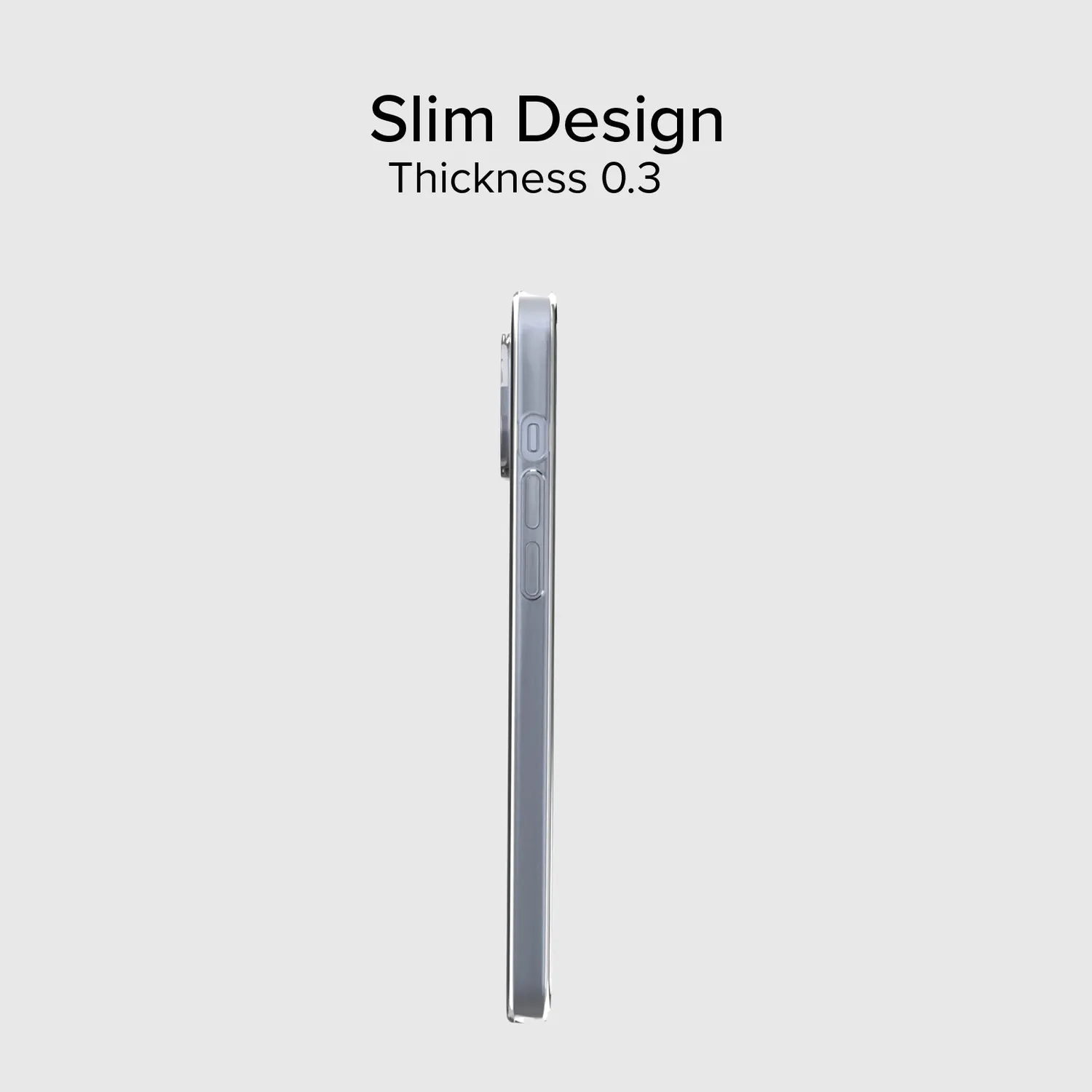 SBS iPhone 15 Plus/14 Plus Hülle transparent Skinny dünn