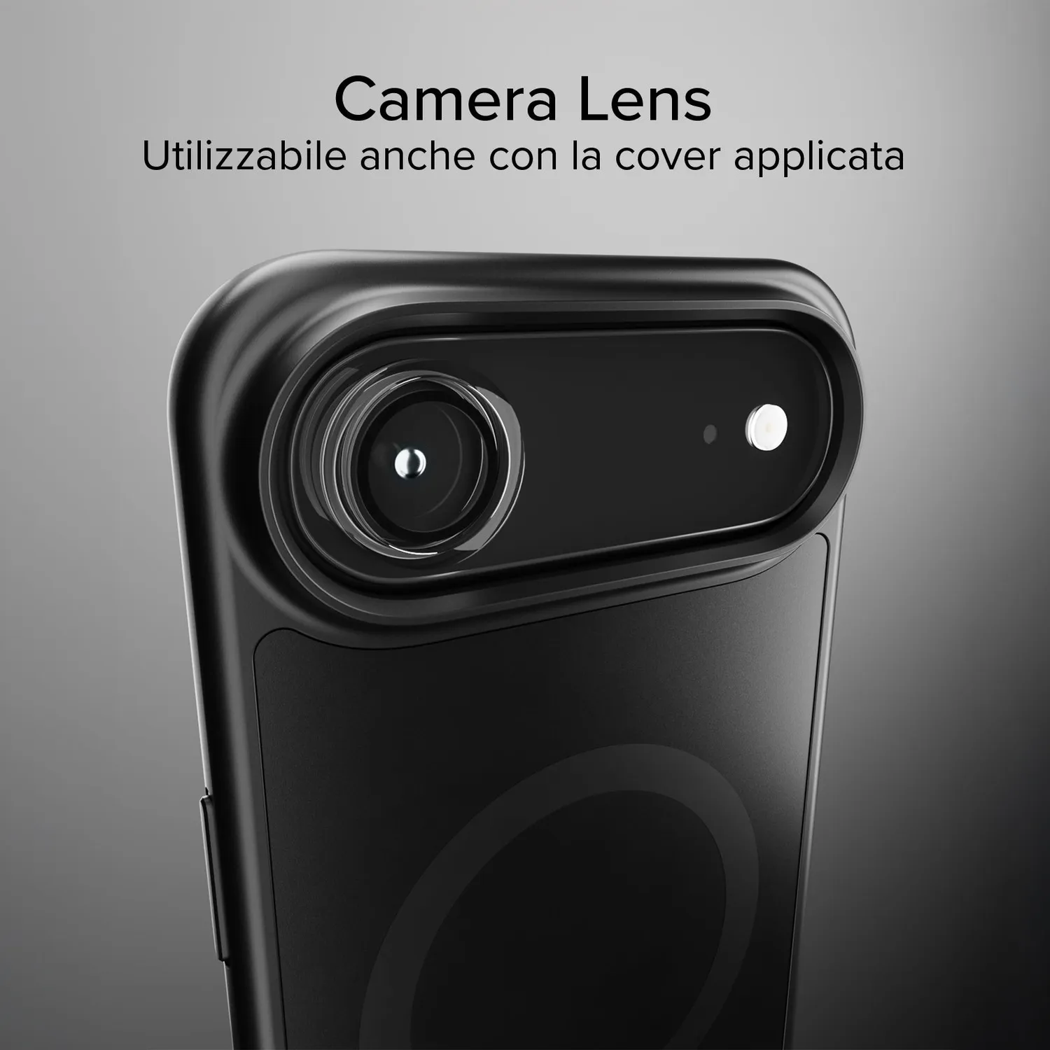 SBS D3O Kameraschutz Glas iPhone Air schwarz stoßfest
