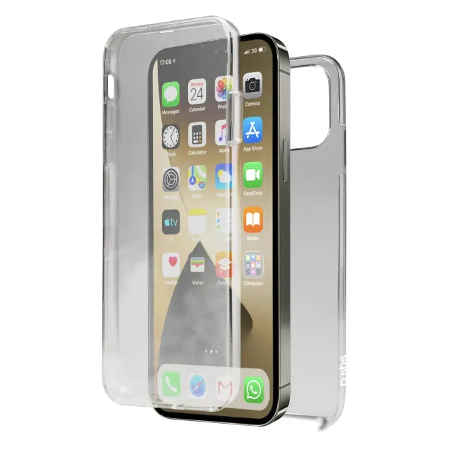 SBS Unbreakable 360 Full Body Hülle iPhone 13 Pro Max transp.