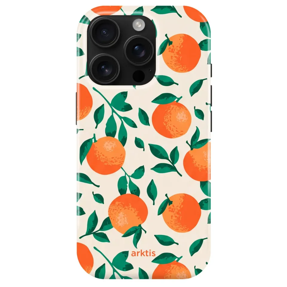 arktis Orange Tree iPhone 14 Pro Hülle MagSafe Print