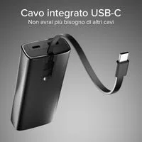 SBS Powerbank 10000 mAh 20W PD LCD mit Kabel