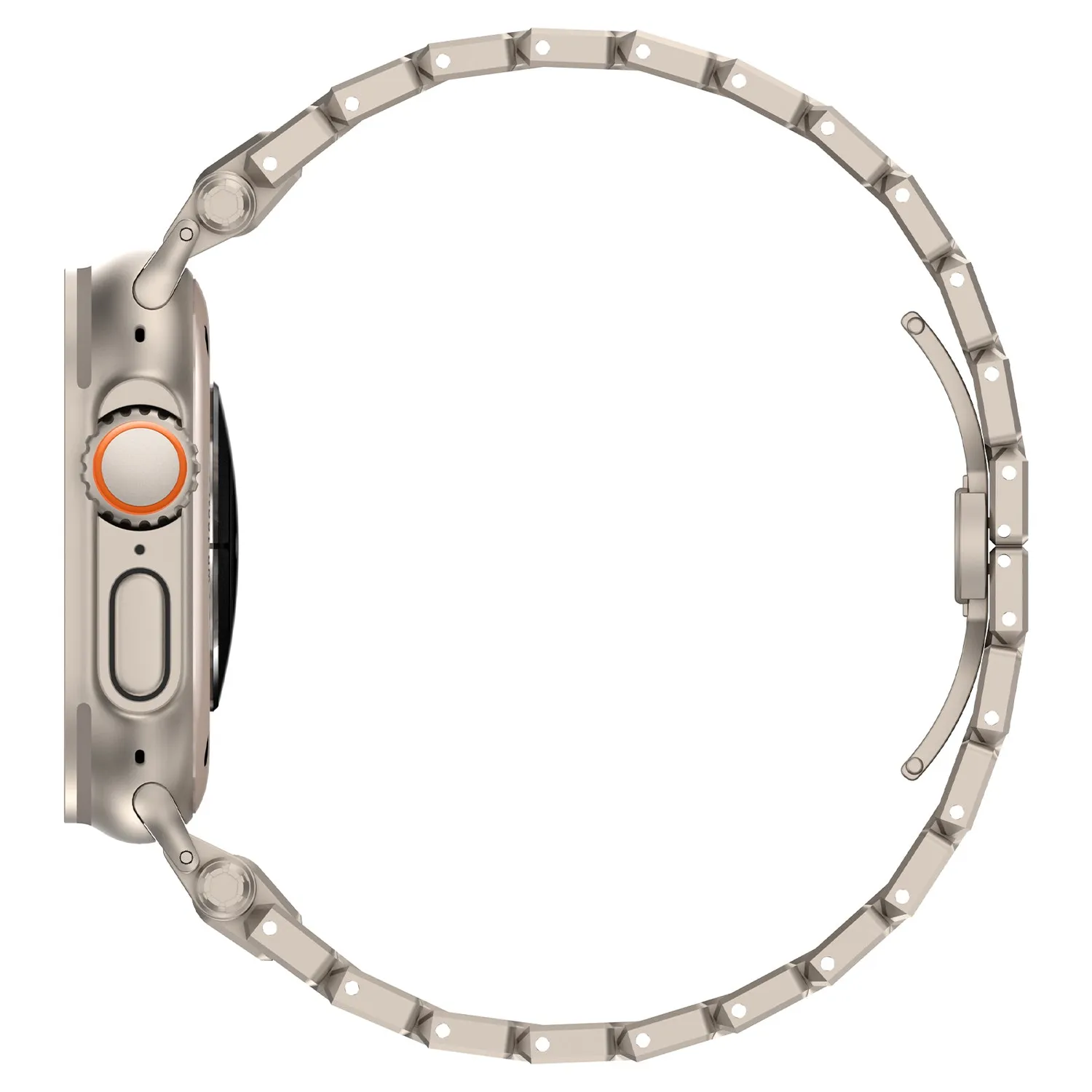 arktisband TXR-500 Apple Watch Armband 49mm Natur Edelstahl