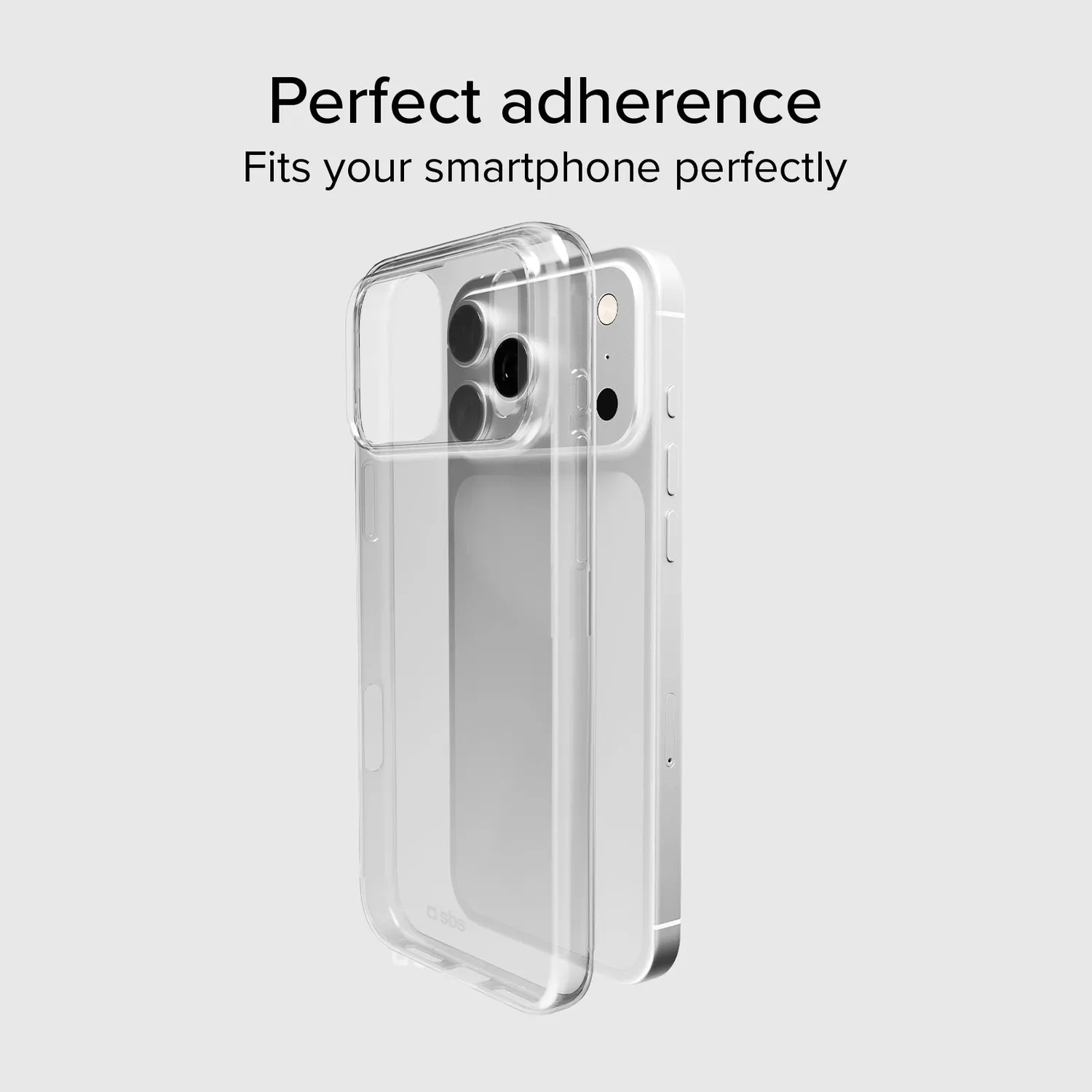 SBS Skinny iPhone 17 Pro Handyhülle transparent dünn