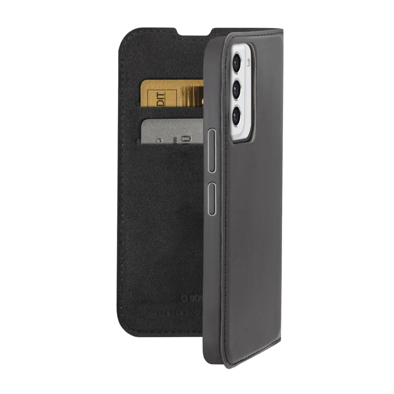 SBS Book Wallet Lite Handyhülle Galaxy S21 FE schwarz