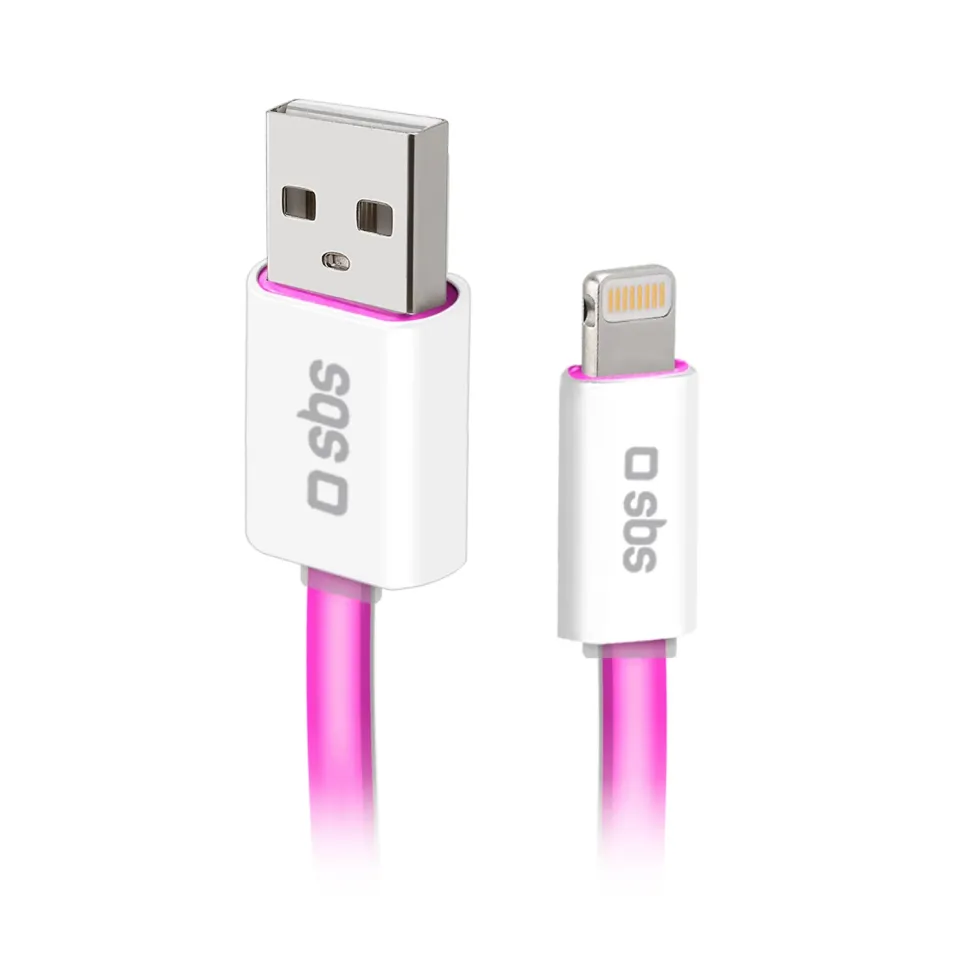 SBS Lightning Flachkabel 1,5 m Ladekabel flach