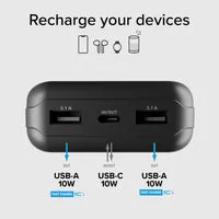SBS Solar Powerbank 20000 mAh USB externer Akku