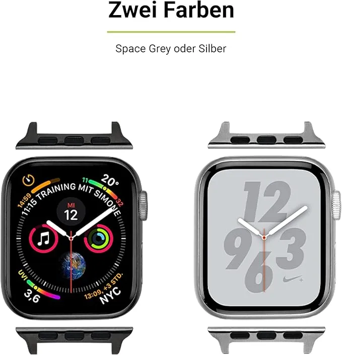 Artwizz Apple Watch Adapter Edelstahl 20mm 22mm