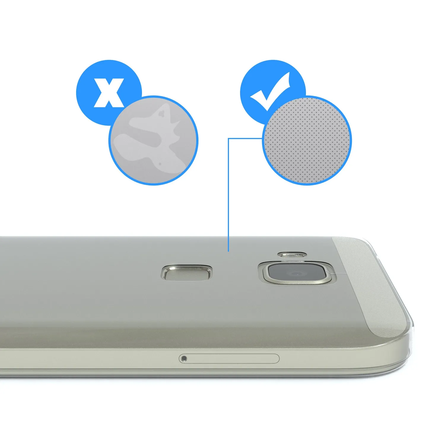 EAZY CASE Huawei Ascend G620s Silikonhülle Transparent ultradünn