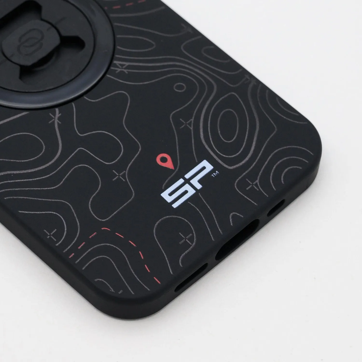 SP Connect Edition Phone Case Topo Lines Handyhülle Rot