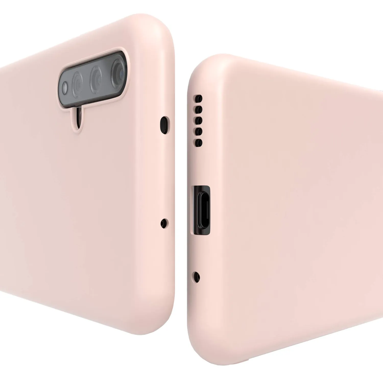 EAZY CASE Honor 20 / Nova 5T Silikonhülle Hellrosa dünn
