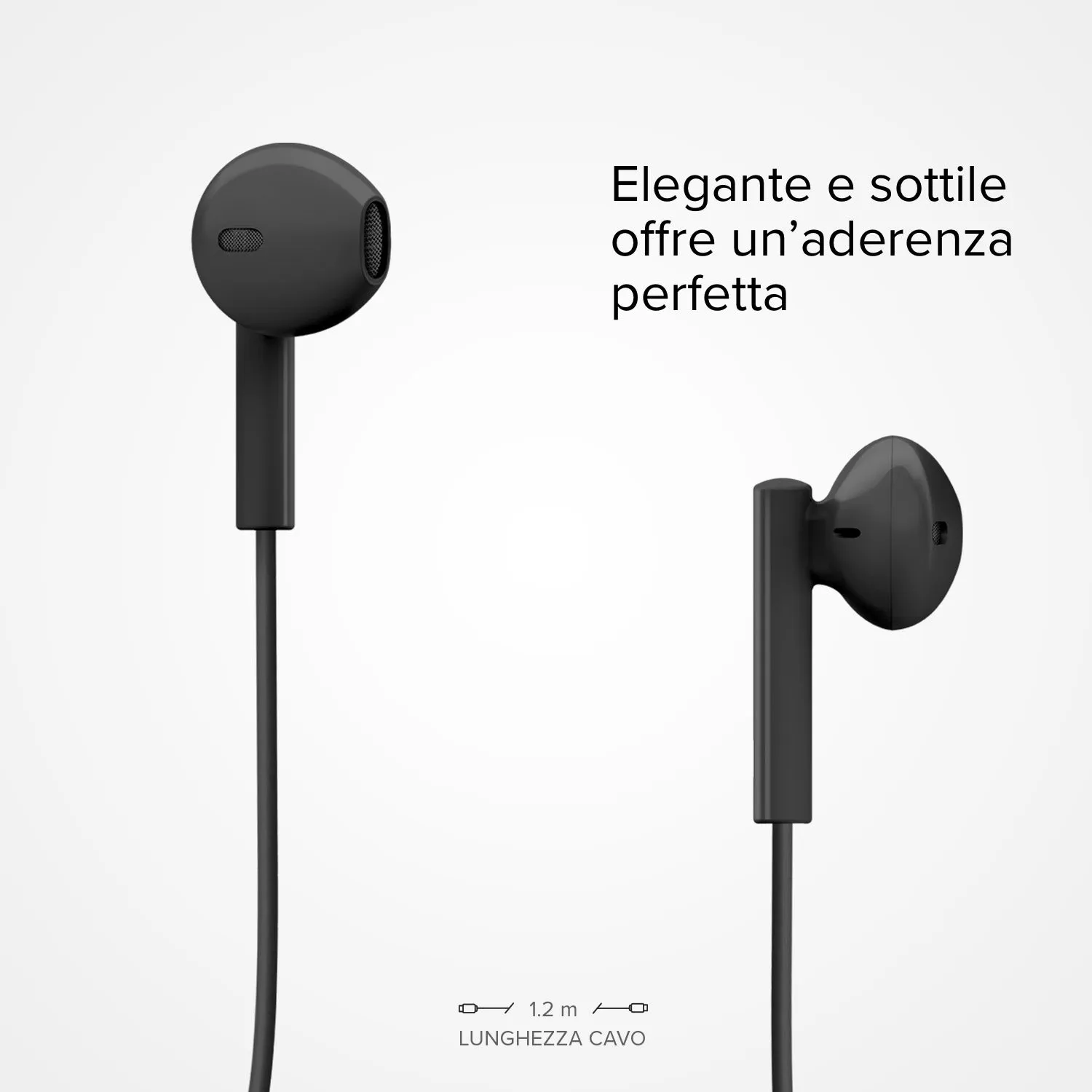 SBS Studio Mix 65c USB-C Kopfhörer schwarz semi in-ear