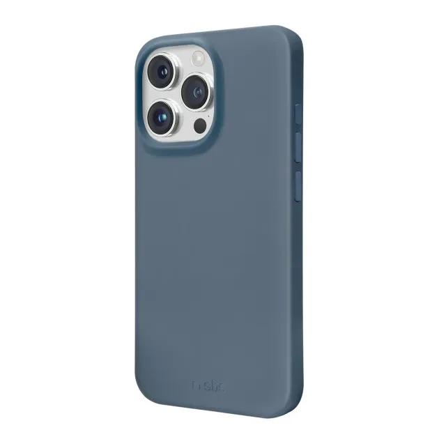 SBS Instinct iPhone 15 Pro Hülle Blau Mikrofaser