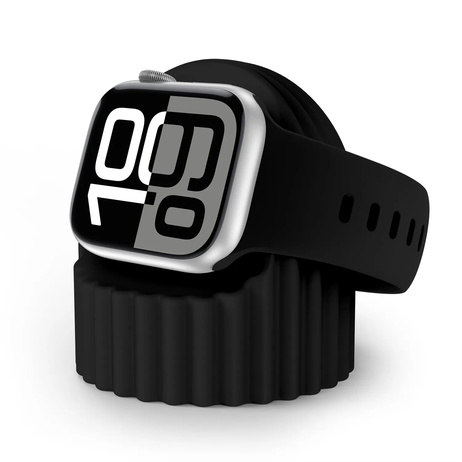 arktis Luna Apple Watch Ladestation Silikon Dock