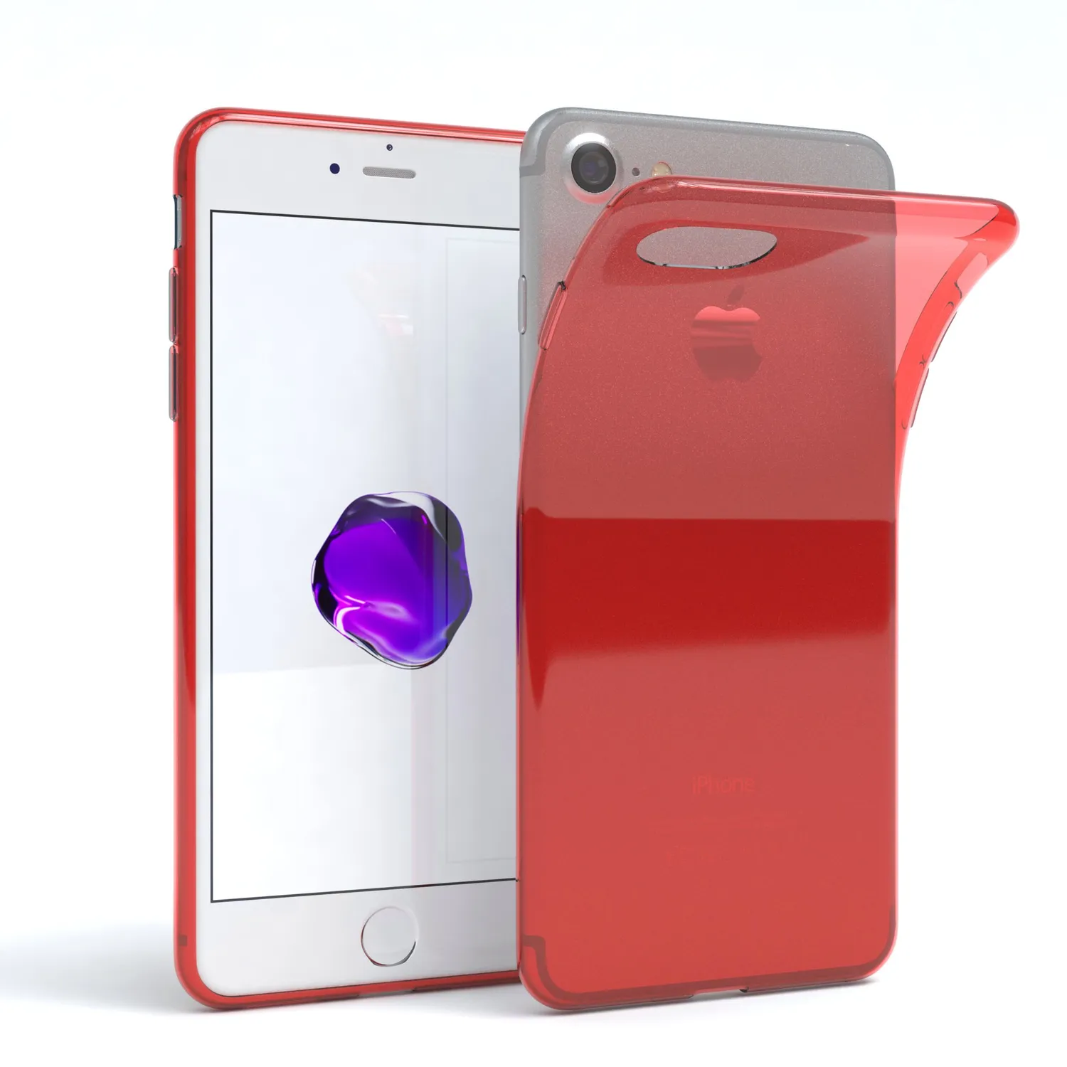 EAZY CASE Brushed Hülle iPhone SE 2022/2020 8/7 Dunkelblau