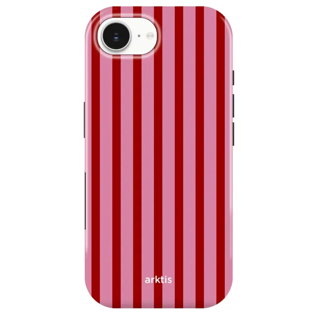 arktis Stripes iPhone 16e Hülle MagSafe Print