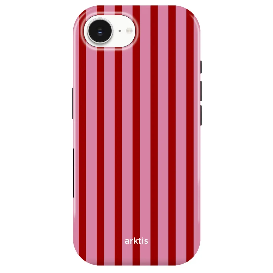 arktis Stripes iPhone 16e Hülle MagSafe Print