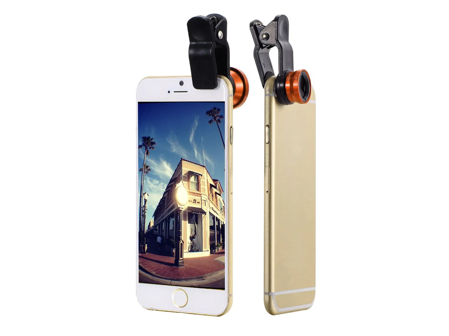 SBS Smartphone Linsenset 3in1 Makro Weitwinkel Fisheye
